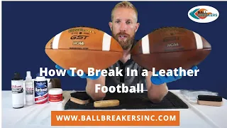 How to Break in a Leather Wilson GST Football