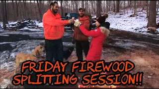 #187 Friday Firewood Splitting Session with the RuggedMade Log Splitter