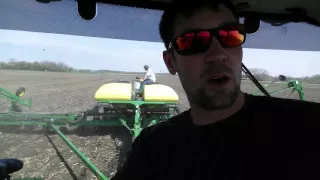 Corn planting and test plot