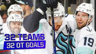 The Best Overtime Goal for ALL 32 Teams | 2021-22 NHL Season