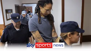 Brittney Griner: US basketball player sentenced to nine years in Russian jail over drug charges