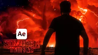 Stranger Things VFX after effects Tutorial