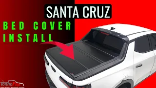 Hyundai Santa Cruz Bed Cover Installation -TonnoFlip- #hyundaisantacruz #tonneaucover