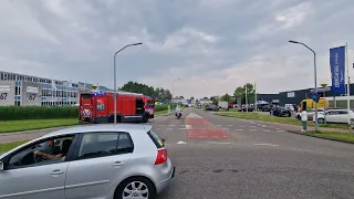 PRIO1 Spoedbegleiding na ernstig steekincident in Lelystad  Politie SIV , Motor , Bklasse