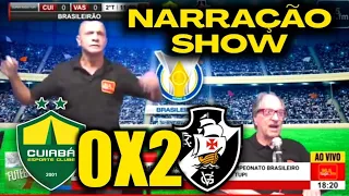 REAÇÕES E NARRAÇÃO SHOW DA VITÓRIA DO VASCO - CUIABÁ 0X2 VASCO [BRASILEIRÃO SÉRIE A 2023]