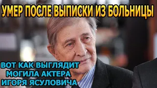 БОЛЬНО ДО СЛЕЗ! Вот как выглядит могила Игоря Ясуловича