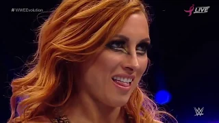 Charlotte Flair vs  Becky Lynch Last Women Standing Match