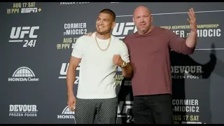 UFC 241 Media Day Staredowns - MMA Fighting