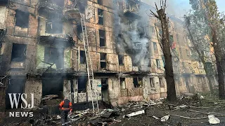 Russia Launches ‘Massive Strike’ Hitting Residential Building in Ukraine | WSJ News