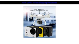 REVIEW 4K 30FPS 16MP Action Camera Full HD 1080P 60fps Waterproof Cam Wifi Camcorders 170D Mini 2.0