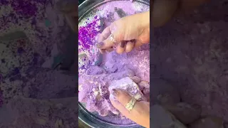 Purple crush Teaser #powdery #crunchy #asmrgymchalk #asmr #sleepaid #satisfying #relaxing