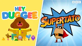 Hey Duggee Vs Supertato Song Compilation 🎶 | CBeebies