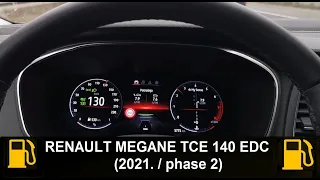 Renault Megane (2020) TCe 140 EDC -  consumption on 130 km/h