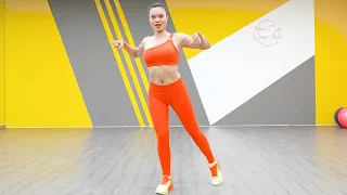 Tuyet Aerobics | 25 Mins Exercises to Get Slim Belly Fat + Tiny Waist | Flat Belly Workout