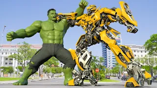 Transformers: Rise of The Beasts - Bumblebee vs Hulk Final Fight | Paramount Pictures [HD]