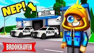 Ik Werd Een NEP POLITIE In Brookhaven! (Roblox)