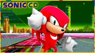 Sonic CD - All Special Stages (All Time Stones) Knuckles gameplay (Sonic CD & Knuckles)