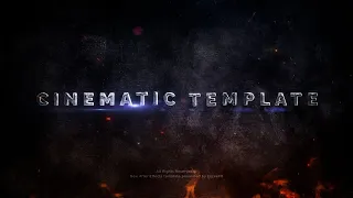 Cinematic Action Trailer Titles Intro Template for After Effects