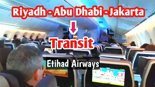 TRIP 🛩️ Riyadh - Jakarta | transit Abu Dhabi | Etihad Airways | Dec 2022