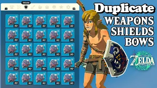 How to Duplicate Weapons, Bows & Shields (Minimal Spoilers) in Zelda Tears of The Kingdom | TotK