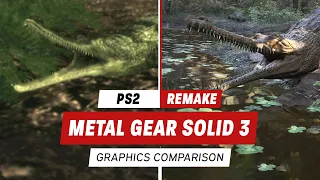 Metal Gear Solid 3 (PS2) vs Metal Gear Solid 3 Remake (Delta Snake Eater) Comparison