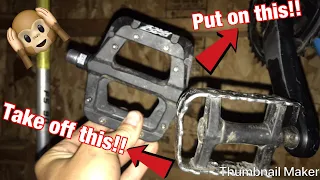 best way to remove and install bike pedals - very easy!!