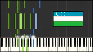 Uzbekistan National Anthem (Piano Tutorial)