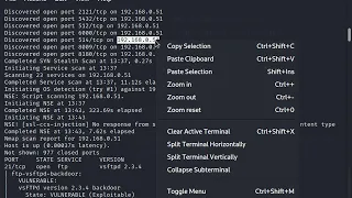 Teste de vulnerabilidade e invasão em servidor linux usando NMAP/MSFCONSOLE - Hacker