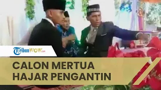 VIRAL Calon Mertua Hajar Wajah Pengantin Pria saat Akad Nikah di Kota Bima Karena Terlambat