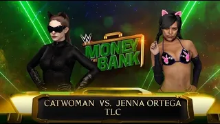 CatWoman  Vs Jenna Ortega - Money In the Bank - WWE 2K23