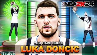 THE BEST LUKA DONCIC BUILD IN NBA 2K24 is A CHEAT CODE... THE BEST OFFENSE-HEAVY TWO GUARD NBA 2K24!