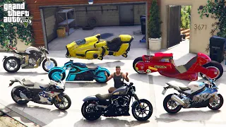 GTA 5 - Stealing Luxury Motorcycles with Franklin! | (GTA 5 Most Expensive Bikes) #01