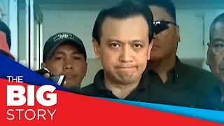 Sen. Trillanes in Davao to face Paolo Duterte's libel charges, pleads not guilty