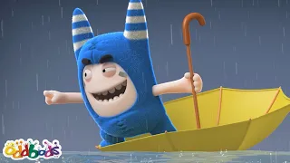 Caught in Heavy Rain | Oddbods Full Episode | Funny Cartoons for Kids