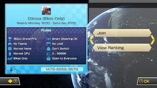 Mario Kart 8 Deluxe Bikes Only Tournament with viewers