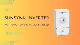 Sunsynk Inverter Factory Reset