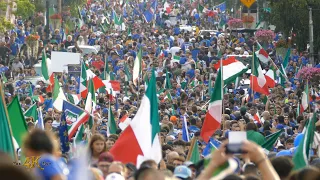 Canada: Giant crowd cheers for Italy UEFA victory in Woodbridge 7-11-2021