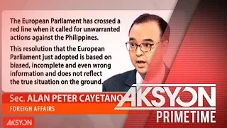 Sec. Cayetano vs. EU