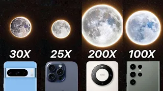 Google Pixel 8 Pro VS iPhone 15 Pro Max VS Huawei Mate 60 Pro Plus VS Galaxy S23 Ultra Zoom Test