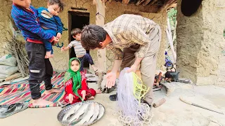 Nomadic life: Agha Qorban and the struggle to survive in the rugged mountains and father's fishing🌊🐋