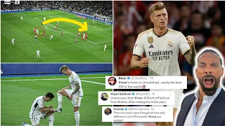 🎯🎯 Real Madrid fans crazy reactions to Toni kroos with an unreal assist to Brahim Diaz vs Granada