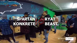 Spartan & Konkrete vs RyAT & Beast | BeastCamp Battle Night 6