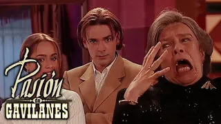 Pasion de Gavilanes - Leandro y Ruth discuta con Raquel y sus amigas