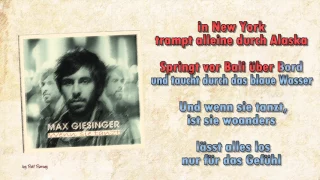 Max Giesinger  - Wenn sie tanzt - Instrumental