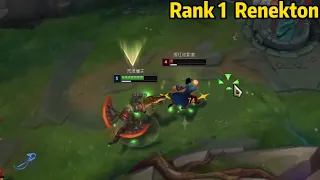 Rank 1 Renekton: This Guy is UNSTOPPABLE on Toplane!