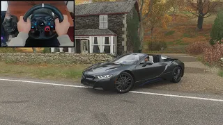 Forza Horizon 4 BMW i8 Roadster (Steering Wheel + Paddle Shifter) Gameplay