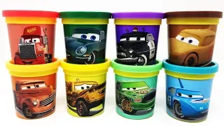 Cars 3 Animation Play-Doh Surprise Toys for Mack Hauler Smokey David Hobbscapp Taco Sheriff