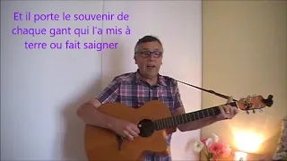 The Boxer (Simon & Garfunkel cover) with french translation on the video