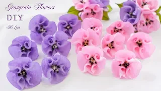 DIY Grosgrain Flowers