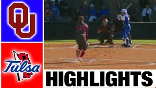 #1 Oklahoma vs Tulsa Highlights | NCAA Softball Highlights | 2023 College Softball